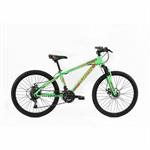 CICLO MTB 27,5 OXIGEN DISC 21V VERDE ROSSO