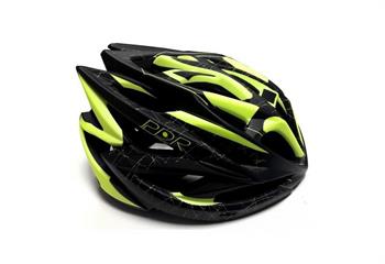 CASCO CICLISTA HB20 NERO GIALLO MIS. M