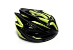 CASCO CICLISTA HB20 NERO GIALLO MIS. M