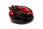 CASCO CICLISTA HB20 NERO ROSSO MIS. M