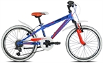 CICLO MTB 20 PUMA FRONT SUSP. TY21 6V BLUE RED