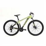 CICLO MTB 29 KOBAN DISC 21V ALLOY GIALLO NERO DISCO MECCAN.