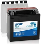 BATTERIA ETX14-BS ACIDO A CORREDO EXIDE (YTX14-BS)