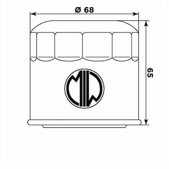FILTRO OLIO MEIWA S3011-HIFLO HF138 SUZUKI-APRILIA-KYMCO