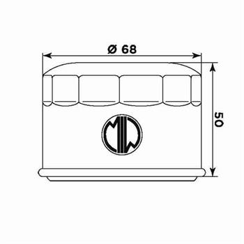 FILTRO OLIO MAIWA Y4011-HIFLO HF147 YAMAHA TMAX 500/530