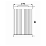 FILTRO OLIO MEIWA KT8001-HIFLO HF155 KTM-HUSQUARNA-BETAMOTOR