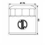 FILTRO OLIO HF163 BMW