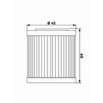 FILTRO OLIO MEIWA HU18002-HIFLO HF563 PIAGGIO 350/400
