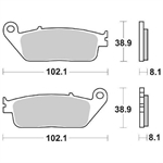 PASTIGLIE SBS 627* HONDA HORNET 600-SUZUKI-TRIUMPH ANT.SINT.