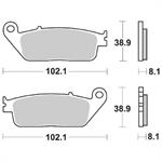 PASTIGLIE SBS 627* HONDA HORNET 600-SUZUKI-TRIUMPH ANT.SINT.