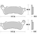 PASTIGLIE SBS 828* HONDA CBF 600-INTEGRA-VFR 800 ANT.SINTER