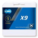 CATENA KMC 9V X9 114 MAGLIE SILVER