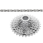 CASSETTA 9V 11-32 + CATENA 1/2x11/128 116 LINKS