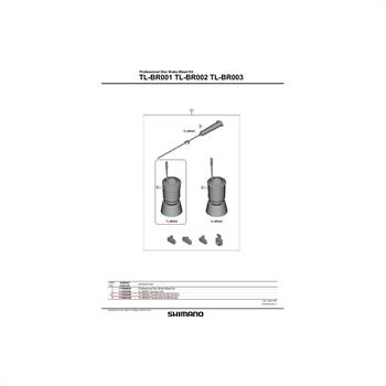 IMBUTO SHIMANO PER SPURGO LEVE FRENO ROAD SERIE ST/BL