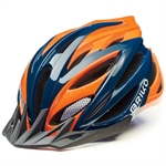 CASCO CICLO MORGAN SHINY BLU ORANGE