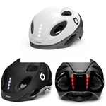 CASCO CICLO E-ONE LED WHITE (TG.M 53-58/TG.L 59-63)
