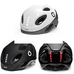 CASCO CICLO E-ONE LED WHITE (TG.M 53-58/TG.L 59-63)