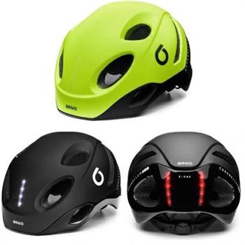 CASCO CICLO E-ONE LED LIME FLUO (TG.M 53-58/TG.L 59-63)