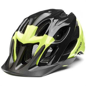 CASCO CICLO MAKIAN LIME FLUO BLACK
