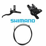 KIT FRENO DISCO POST.SHIMANO 2 PISTONI BL-M4100+BR-MT410+TUB