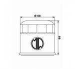 FILTRO OLIO MEIWA HY19002-HIFLO HF682 VOGE-CF MOTO-M.MORINI