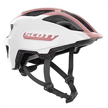 CASCO SCOTT MOD.SPUNTO JUNIOR BIANCO/LILLA TG.50-56