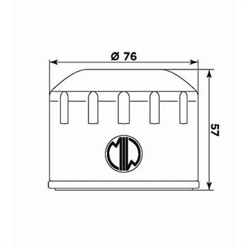 FILTRO OLIO HF165 BMW r.o.11427719357