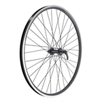 RUOTA POSTERIORE 26 MTB 7/8V V-BRAKE FILETTO NERA