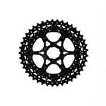 CASSETTA MTB 9V 11-40 DENTI ACCIAIO NERA