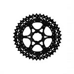 CASSETTA MTB 9V 11-40 DENTI ACCIAIO NERA