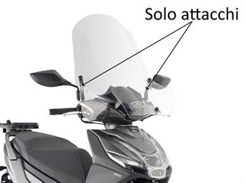 ATTACCHI PARABREZZA KYMCO AGILITY R16+/AGILITY S (440A/441A)