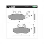 PASTIGLIE PIAGGIO BEVERLY 300/350-MEDLEY-X7-X8-X10
