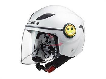 CASCO LS2 OF602 MOD.FUNNY KID BIANCO