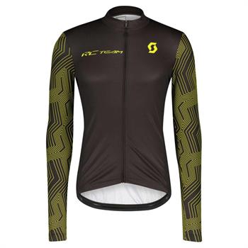 MAGLIA M/LUNGHE SCOTT RC TEAM 10 NERA/GIALLA