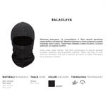 SOTTOCASCO NERO 65% COTONE 35% SETA