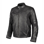 GIACCA CAFE' RACER AVIOR NERA 60% PELLE BOVINA