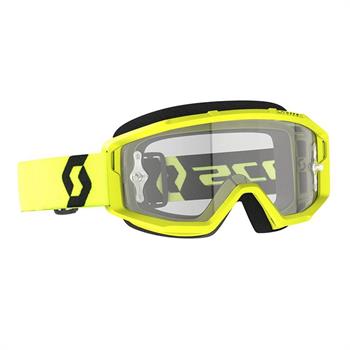 MASCHERA SCOTT PRIMAL CLEAR UNISEX ADULTO YELLOW