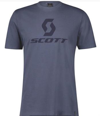 T-SHIRT ICON SCOTT MANICA CORTA METAL BLU