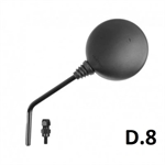 SPECCHIO DX/SX UNIVERSALE D.8 TONDO BMW F650 R.O.51167677857