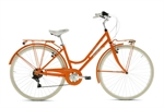 CICLO 28 CTB DONNA UNICA 6V ALLOY ARANCIO OPACO