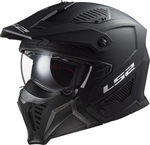 CASCO LS2 OF606 MOD.DRIFTER NERO OPACO ECE22.06