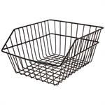 CESTINO POSTERIORE MAGLIA LARGA FERRO C/ATTACCHI 38x26x16cm