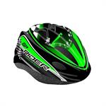 CASCO CICLO JUNIOR GP-RIDER VERDE TG. 52-56cm 12 FORI