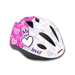 CASCO CICLO JUNIOR LOVE ROSA TG. 52-56cm 12 FORI