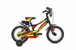 CICLO 16 BIMBO SPIDER 1V NERO/GIALLO