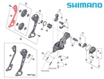 GABBIA INTERNA CAMBIO SHIMANO XT-M8000 GS (media)