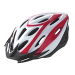 CASCO ADULTO OUT-MOULD TAGLIA M (54-58) BIANCO/ROSSO