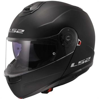 CASCO LS2 FF908 MOD.STROBE2 MODULARE NERO OPACO