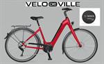 E-BIKE 28 VELOdeVILLE MOD.AEB290 RED MAT ALIVIO 9V-400WH