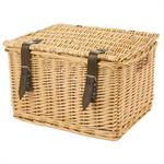CESTINO BAULETTO VIMINI MARRONE CHIARO MIS.25,5x33x40